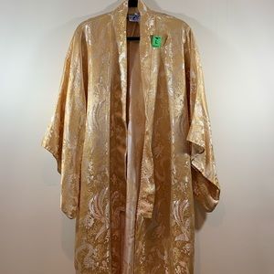 Vintage Gold Kimono Robe